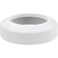 WC rozeta malá DN110 - krycí růžice bílá